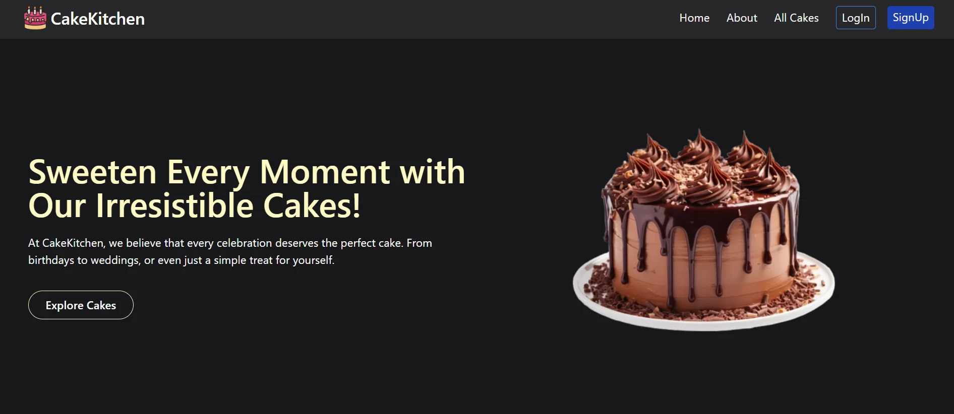 Cake Shop Management System