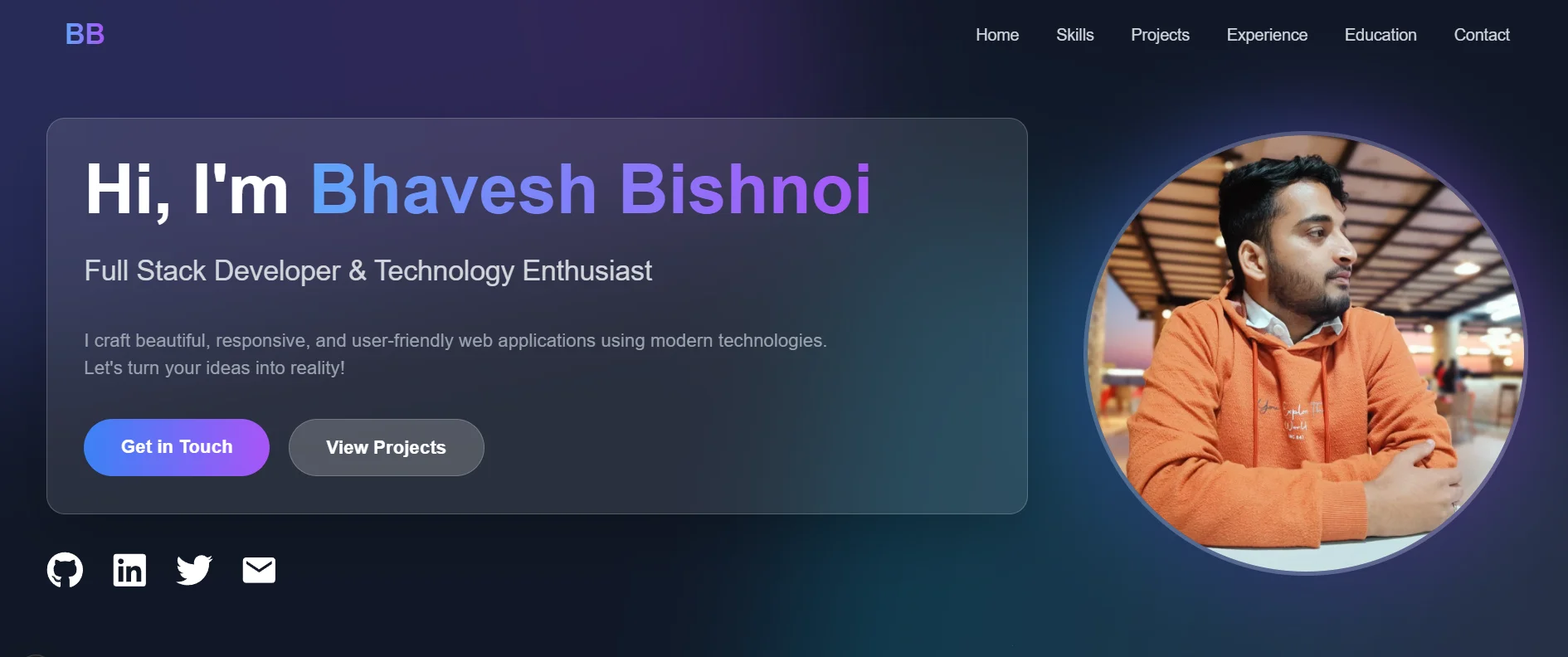 Modern Portfolio Website